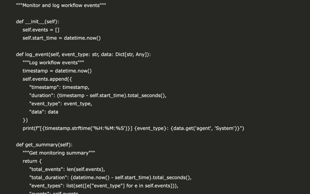 Using BEEAI framework to design code implementation of intelligent multi-agent workflow